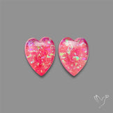 Pink Gilson Opal Doublets with Quartz Pair