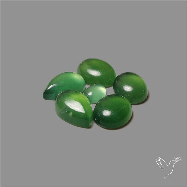 Gemmy Serpentine Cabochons Lot