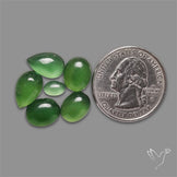 Gemmy Serpentine Cabochons Lot