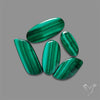 Malachite with Chattoyancy Cabochons Lot