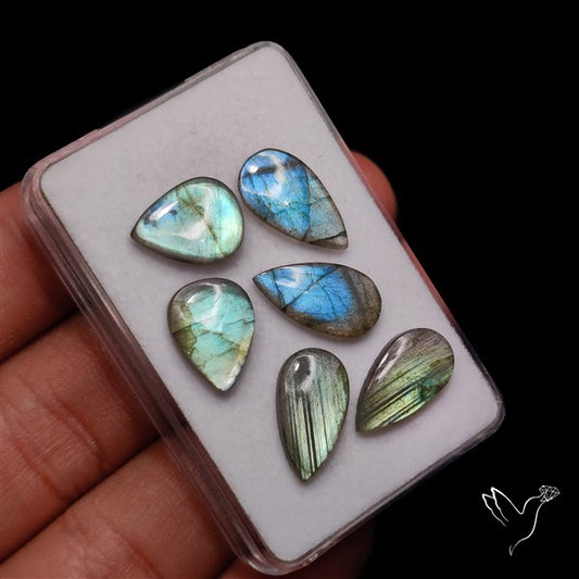 Labradorite Cabochon Pairs Lot