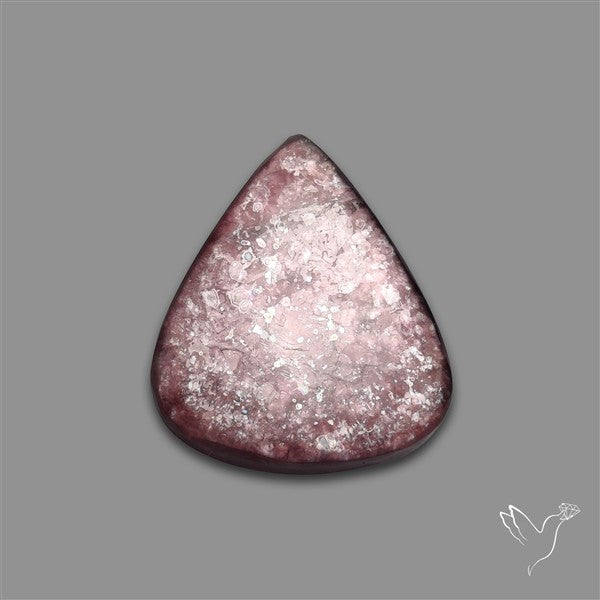 Purple Gem Lepidolite Mica Cabochon High Grade