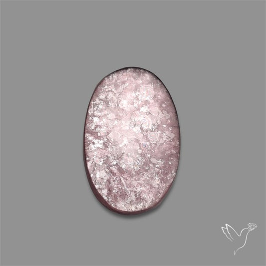 Purple Gem Lepidolite Mica Cabochon High Grade