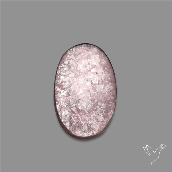 Purple Gem Lepidolite Mica Cabochon High Grade