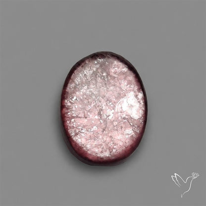 Purple Gem Lepidolite Mica Cabochon High Grade