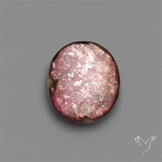 Purple Gem Lepidolite Mica Cabochon High Grade