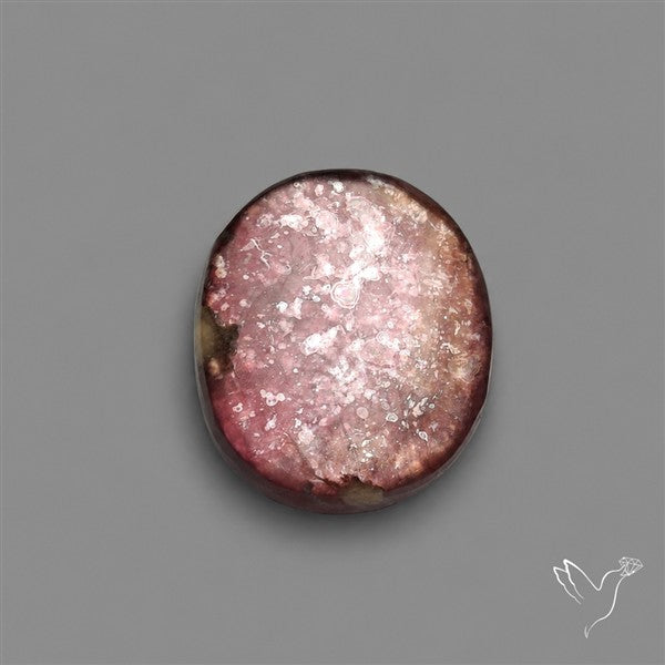 Purple Gem Lepidolite Mica Cabochon High Grade