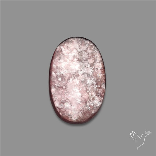 Purple Gem Lepidolite Mica Cabochon High Grade