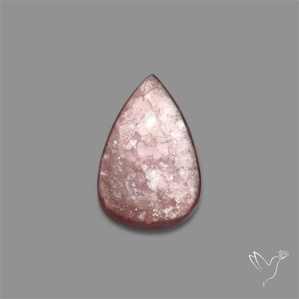 Purple Gem Lepidolite Mica Cabochon High Grade