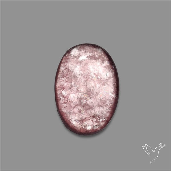 Purple Gem Lepidolite Mica Cabochon High Grade
