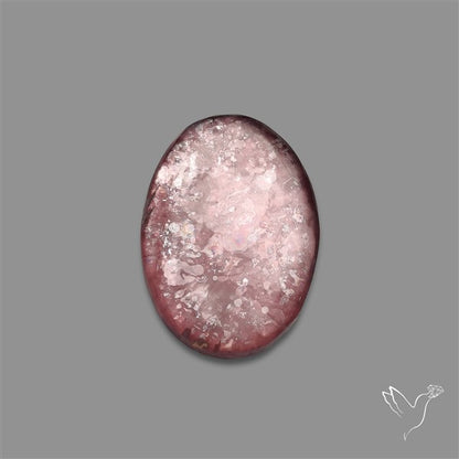Purple Gem Lepidolite Mica Cabochon High Grade
