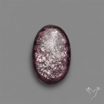 Purple Gem Lepidolite Mica Cabochon High Grade