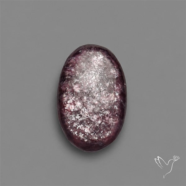 Purple Gem Lepidolite Mica Cabochon High Grade
