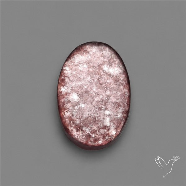 Purple Gem Lepidolite Mica Cabochon High Grade