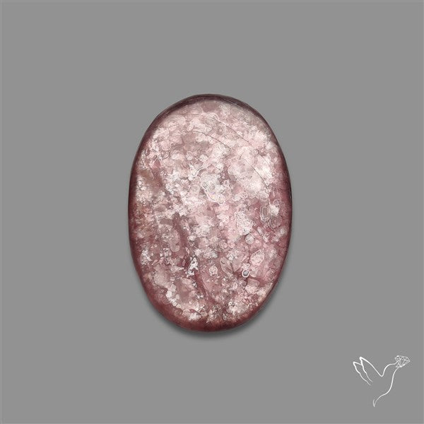 Purple Gem Lepidolite Mica Cabochon High Grade