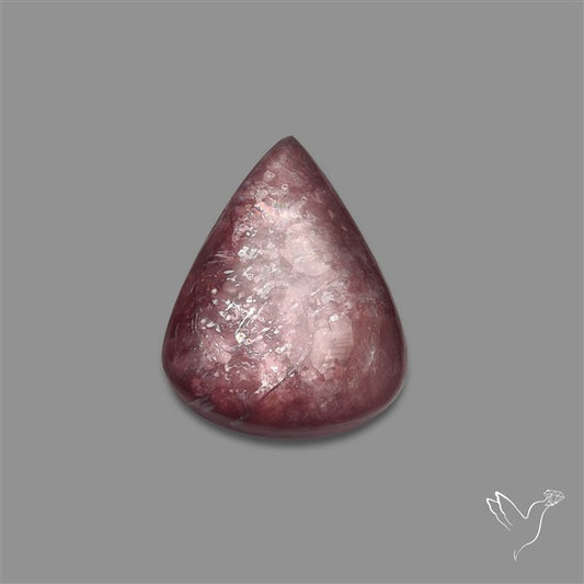 Purple Gem Lepidolite Mica Cabochon High Grade