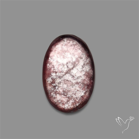 Purple Gem Lepidolite Mica Cabochon High Grade