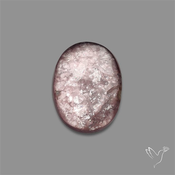 Purple Gem Lepidolite Mica Cabochon High Grade