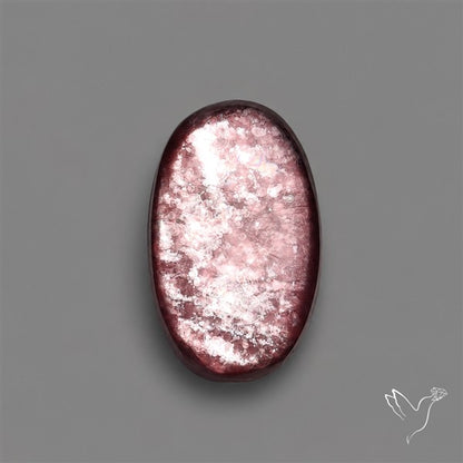 Purple Gem Lepidolite Mica Cabochon High Grade