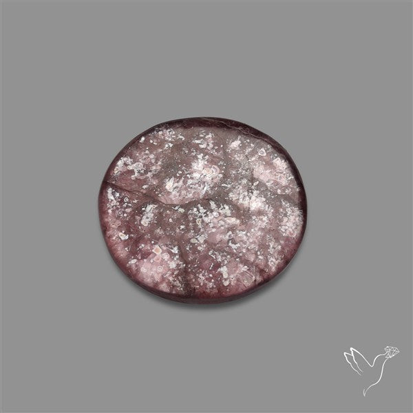 Purple Gem Lepidolite Mica Cabochon High Grade
