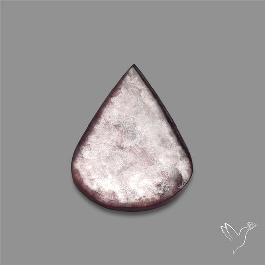Purple Gem Lepidolite Mica Cabochon High Grade
