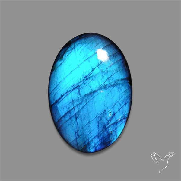 Deep Blue Labradorite Cabochon