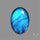 Deep Blue Labradorite Cabochon
