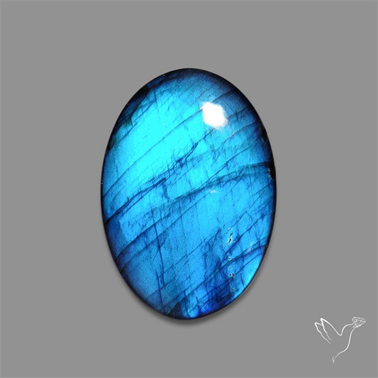 Deep Blue Labradorite Cabochon