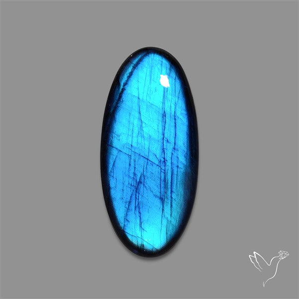 Deep Blue Labradorite Cabochon