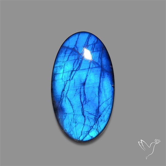 Deep Blue Labradorite Cabochon