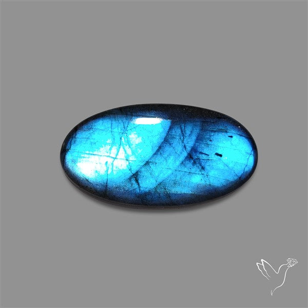 Deep Blue Labradorite Cabochon