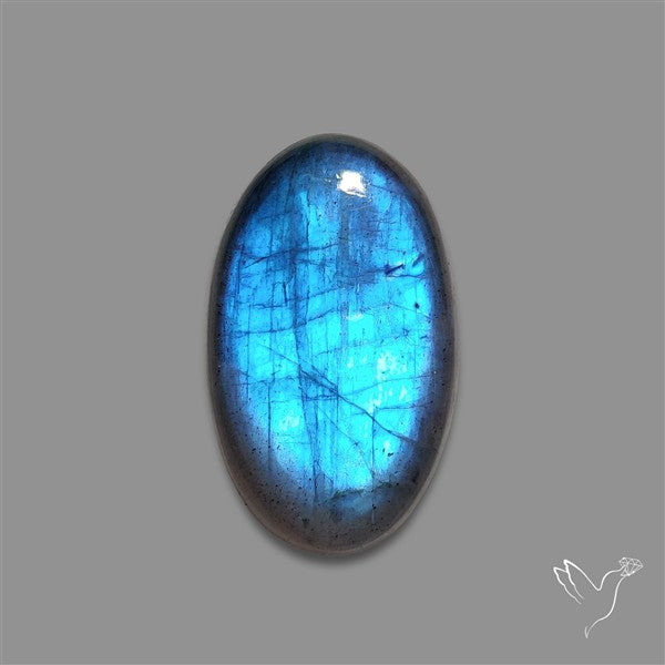 Deep Blue Labradorite Cabochon