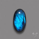 Deep Blue Labradorite Cabochon