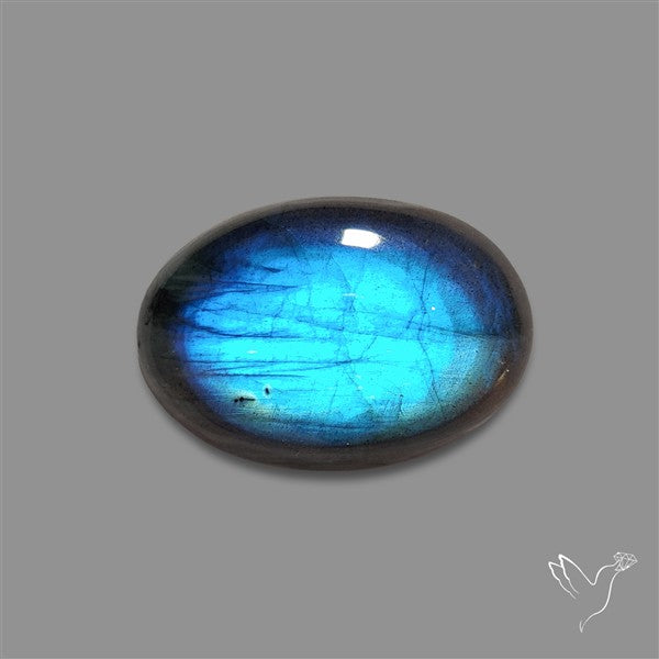 Deep Blue Labradorite Cabochon