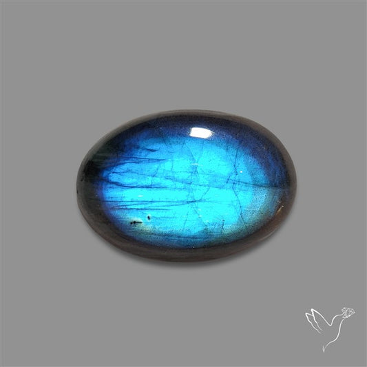 Deep Blue Labradorite Cabochon