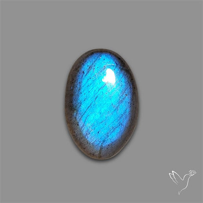 Deep Blue Labradorite Cabochon
