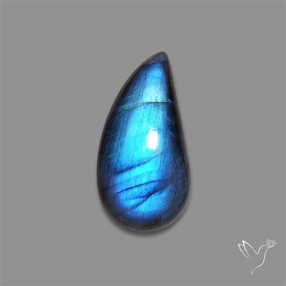 Deep Blue Labradorite Cabochon