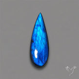 Deep Blue Labradorite Cabochon