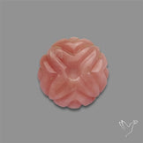 Peruvian Pink Opal Floral Carving