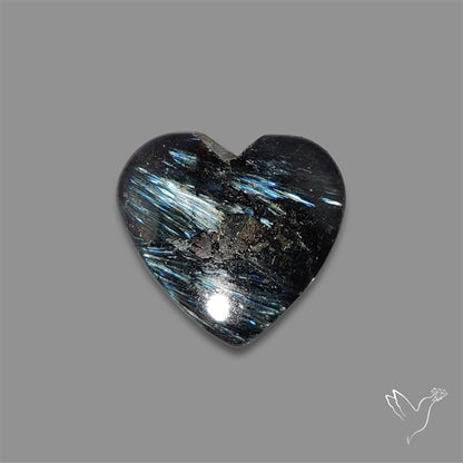 Arfvedsonite Heart Cabochon