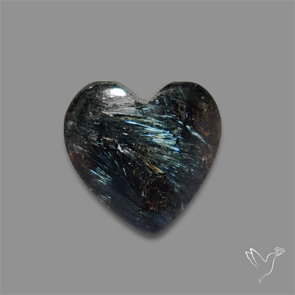 Arfvedsonite Heart Cabochon