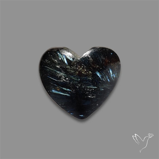 Arfvedsonite Heart Cabochon