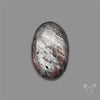 Tanzanian Black Moonstone Cabochon with Sunstone Inclusion