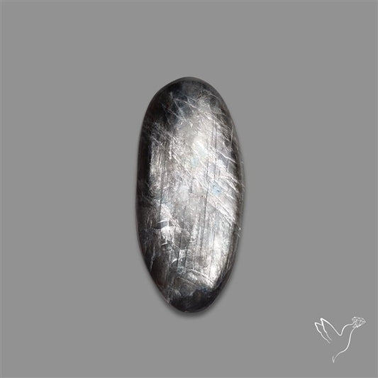 Tanzanian Black Moonstone Cabochon