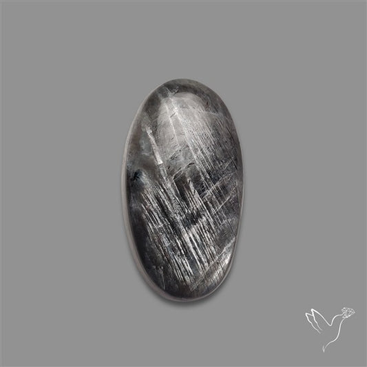 Tanzanian Black Moonstone Cabochon