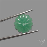 Green Aventurine Flower Carving
