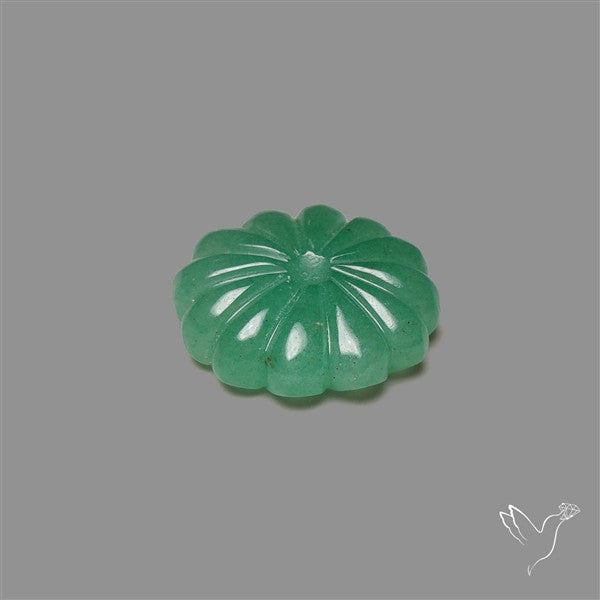 Green Aventurine Flower Carving
