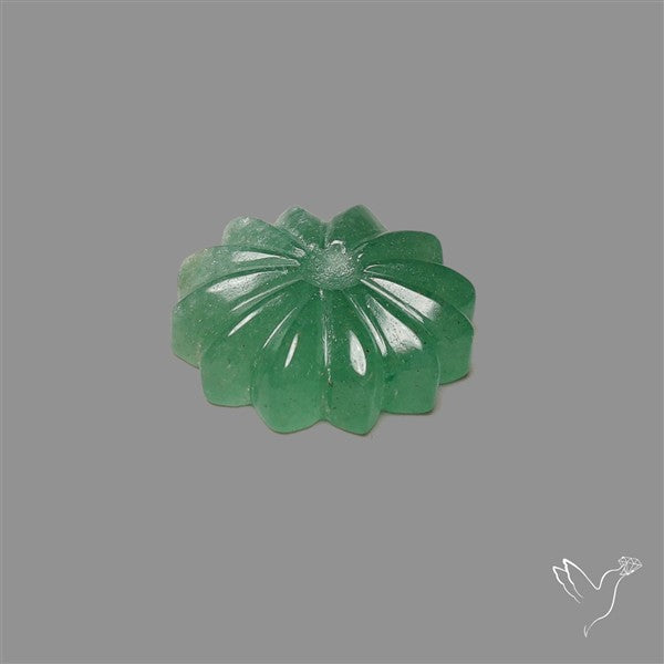 Green Aventurine Flower Carving