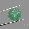 Green Aventurine Flower Carving