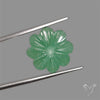 Green Aventurine Flower Carving